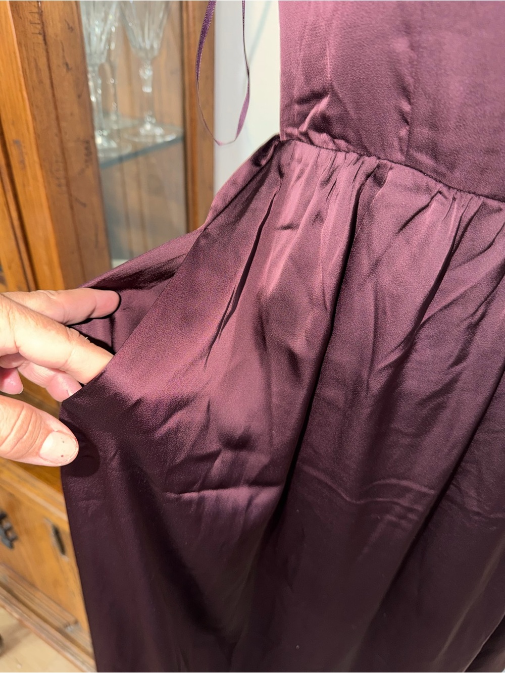 Petal & Pup Plum Square-Neck Maxi Dress - Picture 5 of 8